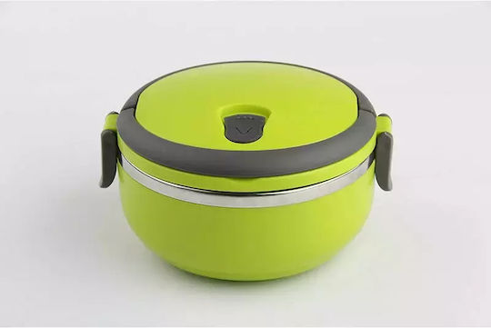 Veltihome Cutie pentru Mâncare Termos Inox Verde 700ml 1buc