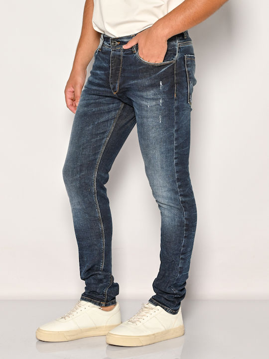 Men's Jeans Pants with Slim Fit Blue