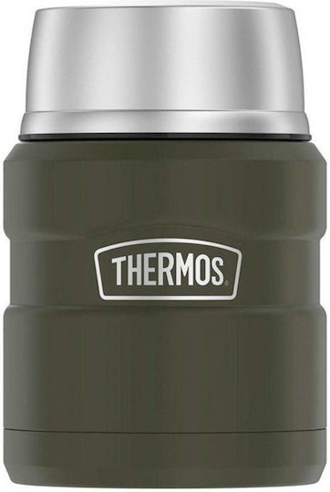Thermos Lunchbox Isolierte Lunchbox Inox Grün 470ml 1Stück