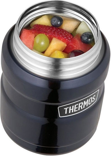 Thermos Δοχείο Φαγητού Inox Θερμός Γκρι 470ml