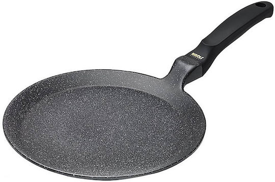 Risoli Granito Crepe Maker made of Cast Aluminum with Stone Coating 25cm