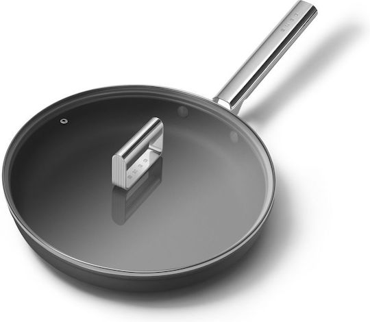 Smeg Τηγάνι από Ανοξείδωτο Ατσάλι με Αντικολλητική Επίστρωση 30cm