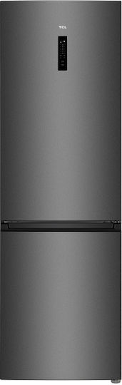 TCL Fridge-Freezer 318lt Total NoFrost H185xW59.5xD63cm Gray RP318BSE1