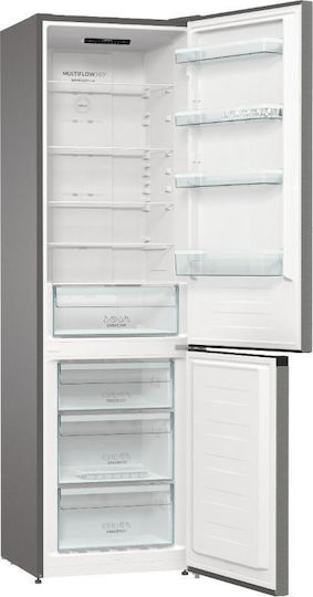 Gorenje Combină frigorifică 331lt Total NoFrost Î200xL60xA59.2cm. Inox NRK6202EXL4