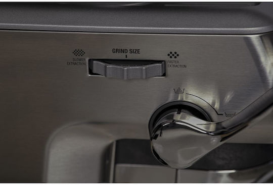 Sage The Barista Express Impress Automatic Espresso Machine 1850W Pressure 15bar with Grinder Silver