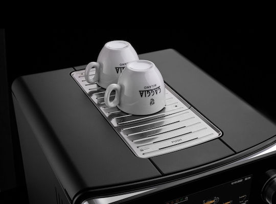 Gaggia Accademia Automatic Espresso Coffee Machine 1500W Pressure 15bar for Cappuccino with Grinder Black RI9781/01