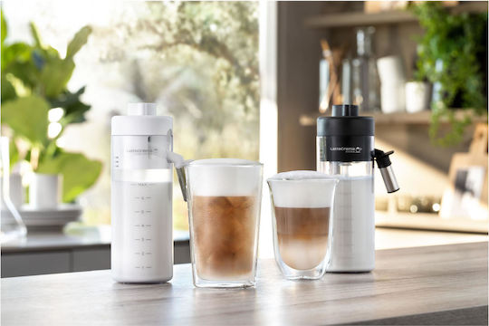 De'Longhi Eletta Explore Αυτόματη Μηχανή Espresso 1450W Πίεσης 19bar για Cappuccino με Μύλο Άλεσης Ασημί ECAM 450.55.S