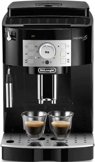 De'Longhi Magnifica Αυτόματη Μηχανή Espresso 1450W Πίεσης 15bar με Μύλο Άλεσης Μαύρη