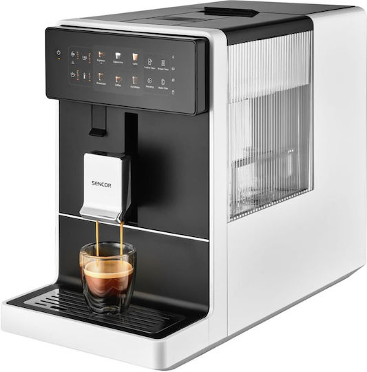 Sencor 1400W Налягане 19бар с мелачка Бяла SES 9301WH