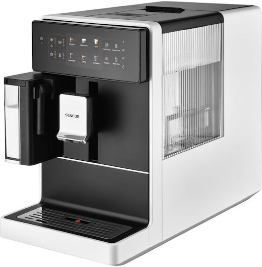 Sencor 1400W Налягане 19бар с мелачка Бяла SES 9301WH