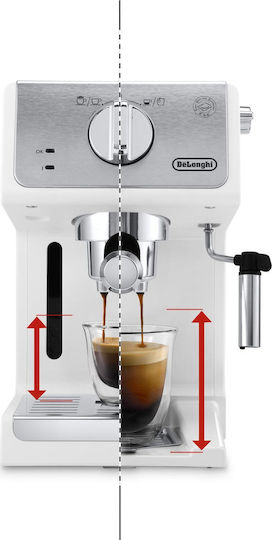 De'Longhi Active Line Automatic Espresso Machine 1100W Pressure 15bar White