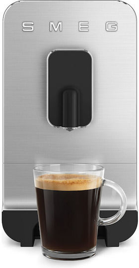 Smeg Automatic Espresso Machine 1350W Pressure 19bar with Grinder Black BCC01BLMEU