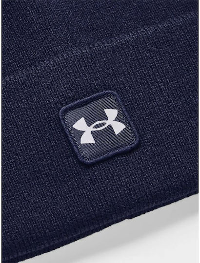 Halftime Beanie Unisex Beanie Gestrickt in Marineblau Farbe