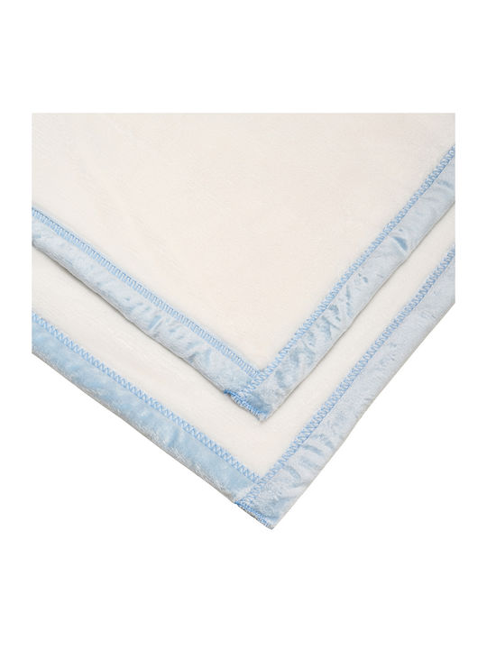 abo Blanket Cot Velvet Beige Ecru 110x140cm