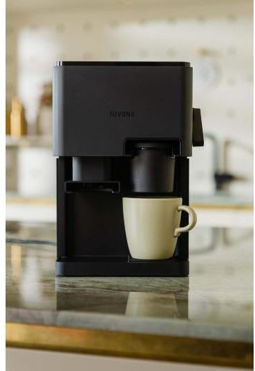 Nivona CUBE 4106 Automatic Espresso Coffee Machine 1455W Pressure 15bar with Grinding Burrs Black