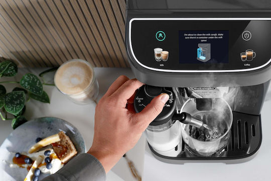 De'Longhi Magnifica Plus Automatische Espressomaschine 1450W Druck 15bar mit Mahlwerk Schwarz