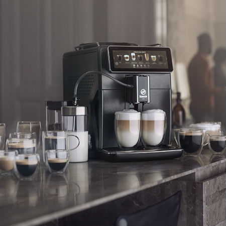 Saeco Xelsis Deluxe Automat Espressoare 1500W Presiune 15bar cu Râșniță Neagră SM8785/00