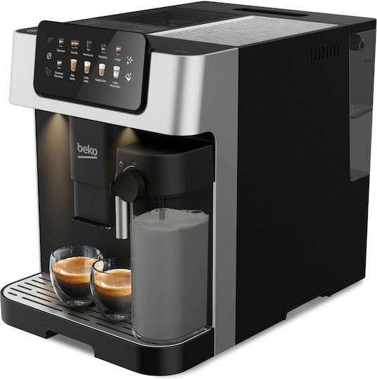 Beko Automatische Espressomaschine 1350W Druck 19bar mit Mahlwerk Schwarz CEG7304X