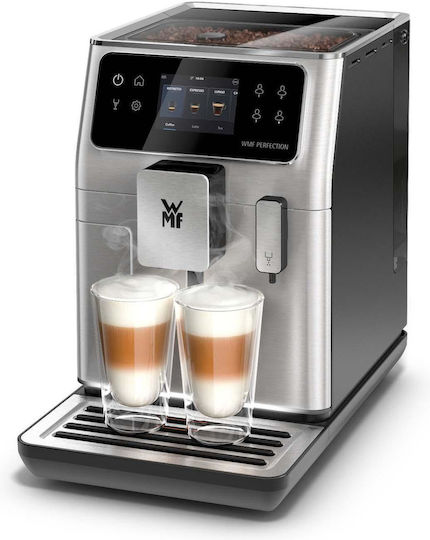 WMF Perfection 660 Automatische Espressomaschine 1550W Druckreiniger 15bar mit Mahlwerk Türkis CP813D