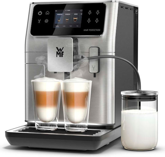 WMF Perfection 660 Automatische Espressomaschine 1550W Druckreiniger 15bar mit Mahlwerk Türkis CP813D