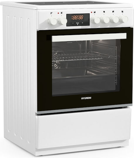 Hyundai Herd 69Es mit Keramikkochfeldern B60cm. White
