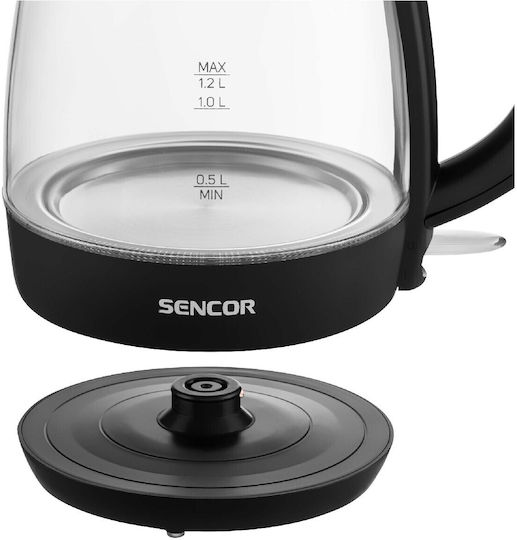 Sencor Βραστήρας 1.2lt 2200W Μαύρος