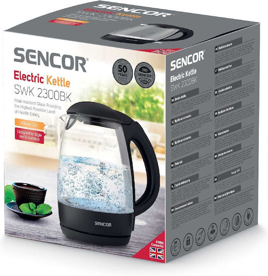 Sencor Kettle 1.2lt 2200W Black