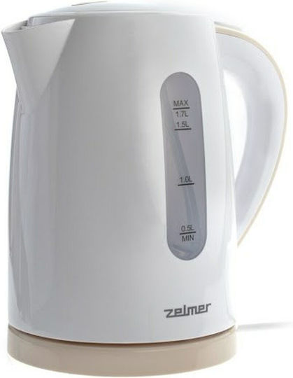 Zelmer ZCK7616I Βραστήρας 1.7lt 2200W Λευκός