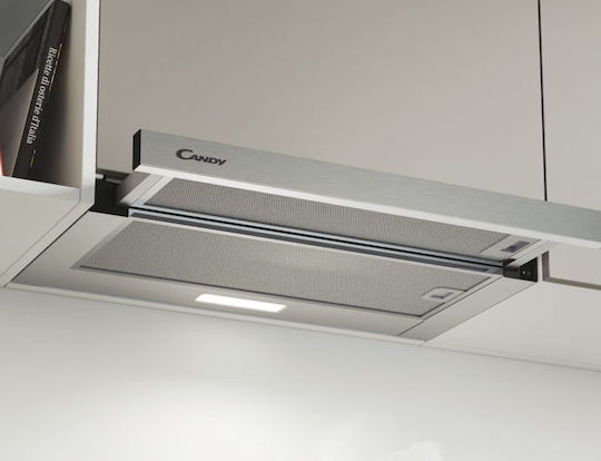 Candy CBT 625/2X Schiebbarer Dunstabzug 60cm Inox