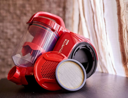 Rowenta Swift Power Cyclonic Ηλεκτρική Σκούπα 750W με Κάδο 1.64lt Κόκκινη