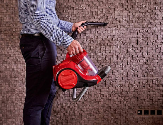 Rowenta Swift Power Cyclonic Ηλεκτρική Σκούπα 750W με Κάδο 1.64lt Κόκκινη