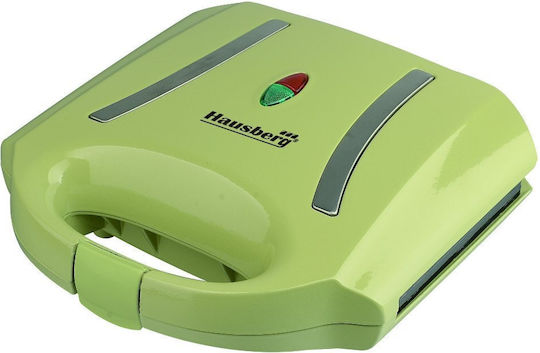 Hausberg Sandwich Maker for for 2 Sandwiches Sandwiches 800W Green