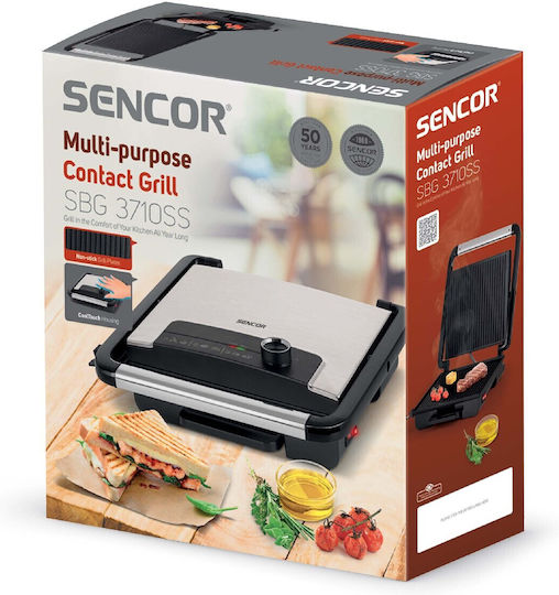 Sencor Τοστιέρα Γκριλιέρα 2000W Inox