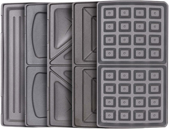 Sencor Sandwich Maker with Removable Plates for for 2 Sandwiches Sandwiches 700W Inox