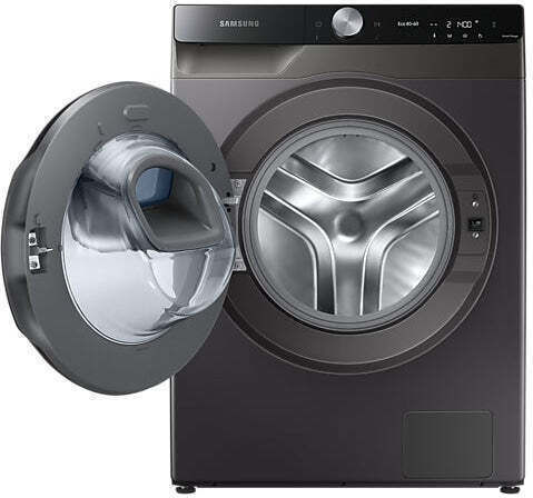 Samsung Πλυντήριο Ρούχων 9kg 1400 Στροφών Ecobubble Γκρι WW90T754DBX/S7