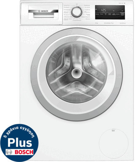Bosch Πλυντήριο Ρούχων 8kg με Τεχνολογία Ατμού 1400 Στροφών Active Water Plus WAN28285GR