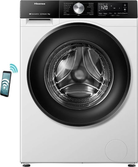 Hisense Washing Machine 9kg with Steam Technology 1400 Rounds WF3S9043BW3
