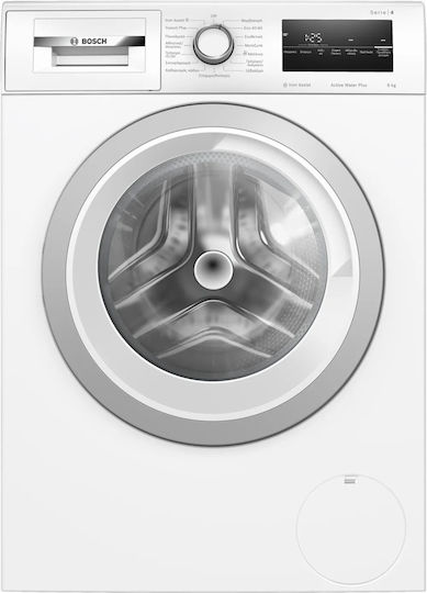 Bosch Πλυντήριο Ρούχων 8kg με Τεχνολογία Ατμού 1400 Στροφών Active Water Plus WAN28285GR