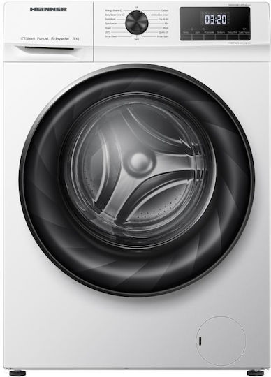 Heinner Пералня 9кг 1400 Оборота HWM-H9014INVA+++