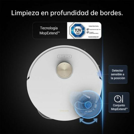 Dreame L20 Ultra Прахосмукачка Робот с Лазерно Картографиране и Всмукателна Мощност 7000Pa Бяла
