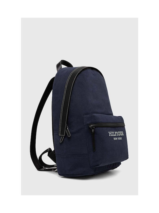 Tommy Hilfiger Th Men's Fabric Backpack Navy Blue