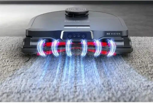 Rowenta X-Plorer Serie 240 Ai Прахосмукачка Робот с Лазерно Картографиране и Всмукателна Мощност 8000Pa Черна
