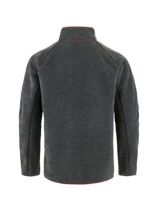 Vardag Ανδρική Ζακέτα Fleece Γκρι