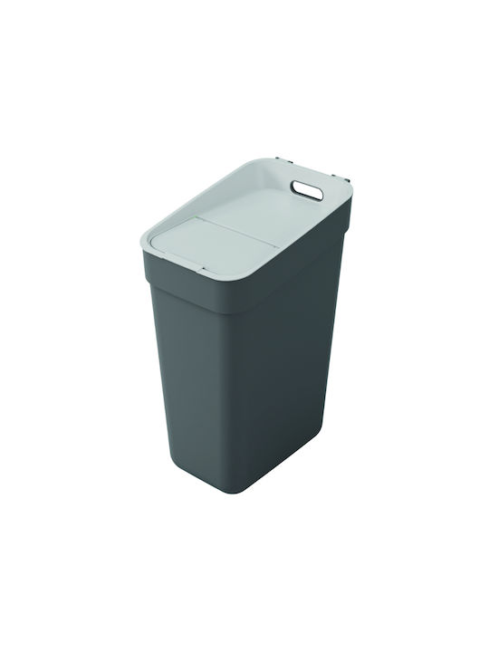 Curver Trash Segregation Basket 30l Dark Gray Light Grey