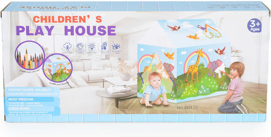 Moni Moni Kinder Spielzelt Kleines Haus Blau