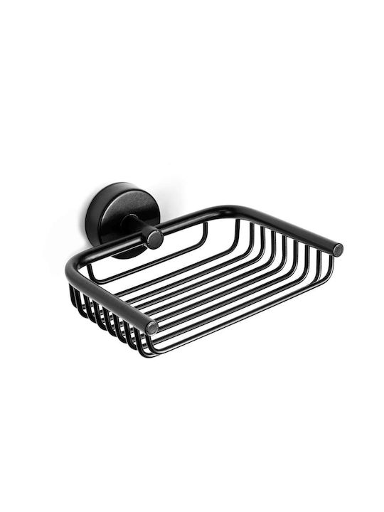 Kapitan Wall Mounted Metallic Black Soap Dish