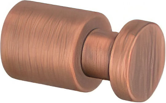 Sanco Ergon Άγκιστρο Μπάνιου Μονό 4.5x4.5cm Old Copper Mat Sanco Ergon Άγκιστρο Μπάνιου Μονό 4.5x4.5cm Old Copper Mat