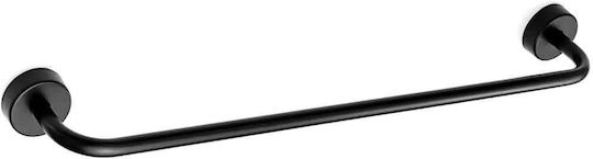 Kapitan Calea ferată de Baie Simplă De Perete cu șuruburi ​50x50cm Inox Negru