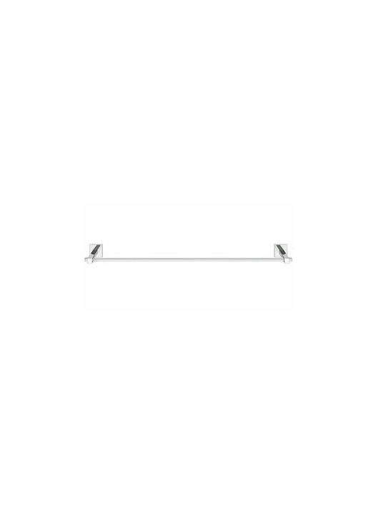Sanco Strong Single Wall-Mounted Bathroom Rail ​60x4cm Silver