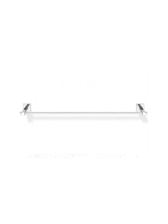 Sanco Strong Single Wall-Mounted Bathroom Rail ​60x4cm Silver